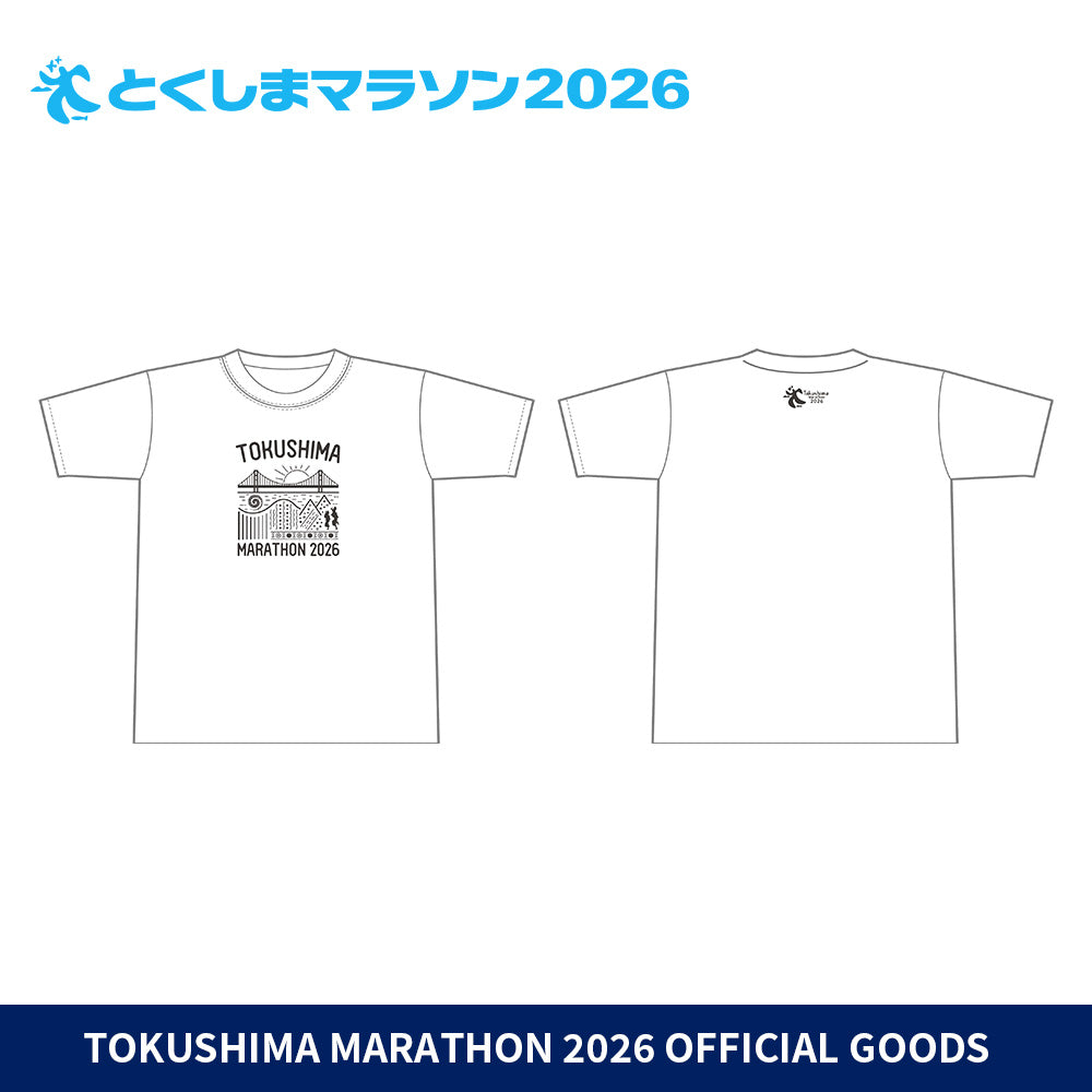とくしまマラソン2026 Tシャツ（ブラック） | SPOSQUグッズ通販