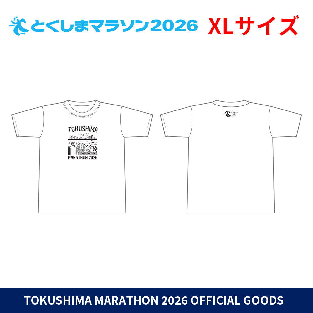 とくしまマラソン2026 Tシャツ（ブラック） | SPOSQUグッズ通販