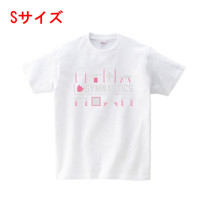 JGA Tシャツ ピンク【ホワイト】（鉄腕アトムコラボ）